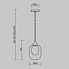 Подвесной светильник Maytoni MOD016PL-01BS1 100_100_852787
