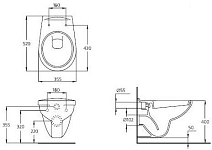 W740601 Eurovit Унитаз подвесной 250_100_2418512