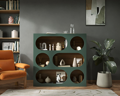 Стеллаж на 6 ячеек ROSA арт. R20 400_400_1351646