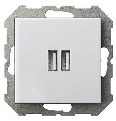 Розетка 2хUSB type A без рамки LIREGUS EPSILON 28-0352 400_400_2204750