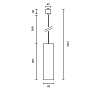 Трековый подвесной светильник Technical TR025-1-GU10-B 100_100_2209979
