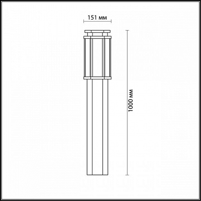 Наземный низкий светильник Odeon Light Gino 4048/1F 400_400_2682830