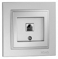 Розетка телефонная RJ-11 Mono Electric Despina 102-212105-124 500_191_2281617