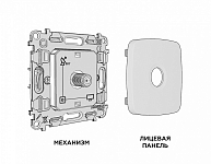 ТВ-розетка без рамки Ambrella Volt OMEGA MO913050 250_100_2681446
