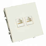 Розетка двойная Ethernet RJ-45 без рамки Stekker Эмили 49874 250_100_2160050