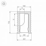 Профиль встраиваемый Arlight SL-MINI 044082 250_100_1901468