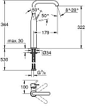32901001 Essence+ Смеситель для раковины свободностоящий, хром 250_100_1440157