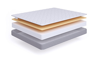 Матрас Simple Relax 14 Memory 140x185 умеренно-мягкой жесткости высотой 16 см 500_191_1746786