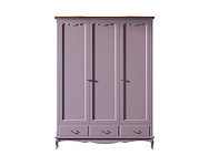 Шкаф Leontina Lavanda для одежды трехстворчатый с ящиками арт ST9327KR/3L 250_100_Array