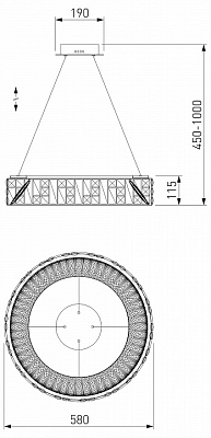 Подвесной светильник Bogate's Cliff 90373/1 400_400_1884023
