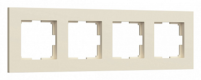 Рамка на 4 поста Werkel Slab (айвори софт) W0042962 400_400_2130743