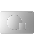 KDI-0000068(QC) Панель смыва Хром матовый (клавиши круг/квадрат), 162*244 мм 500_191_3226483