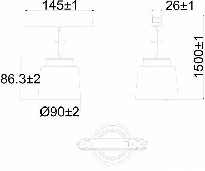 Подвесной светильник Denkirs AIR HANG DK5347-BK 400_400_1914487