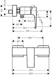 32560990 HG Metropol смеситель Смесители для душа полир,Золотой 250_100_1439947