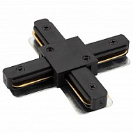 Соединитель X-образный для треков Denkirs DK Track Black TR1104-BK 500_191_2299885