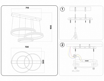Подвесной светильник Ambrella Light FA FA6161 400_400_2014797