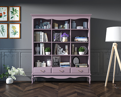 Стеллаж Leontina Lavanda тройной арт GS27/3L 400_400_1349706