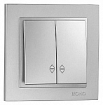 Выключатель проходной двухклавишный Mono Electric Despina 102-212123-111 250_100_Array