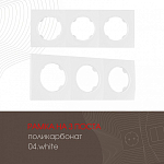 Рамка на 3 поста Arte Milano am-502.04 502.04-3.white 250_100_2168132