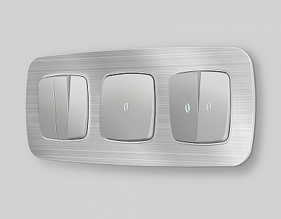 Рамка на 3 поста Ambrella Volt OMEGA OF580103 400_400_2190724