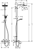 27298000 HG Crometta E 240 1jet Showerpipe душевая система 100_100_1438971