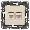 Розетка Ethernet RJ-45 без рамки Эра Эра Elegance 14-3108-02 100_100_2400913