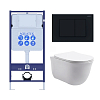 Set AQUATEK КЛАССИК (рама AQUATEK Standard INS-0000012 с звукоиз.прокладкой+крепеж KKI-0000002+кнопкаKDI-0000012+унитаз КЛАССИК AQ1111-00 с крышкой 100_100_3226829