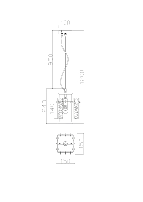 Подвесной светильник Freya FR5166PL-01BS 400_400_815046