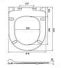 AQ0537-00 Крышка-сиденье для унитаза AQ1537T-00, белая 100_100_2505505