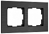 Рамка на 2 поста Werkel AluMax черный алюминий W0023508 100_100_2131082