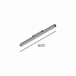 Накладной светильник Technolight Лайн 600 86212-3K-01-WH 250_100_2050700