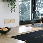 Рамка на 4 поста Werkel Platinum (шампань) W0042611 250_100_2130280