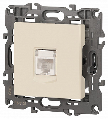 Розетка Ethernet RJ-45 без рамки Эра Эра Elegance 14-3107-02 400_400_2400651