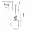 Подвесной светильник Odeon Light Cactus 5425/1 100_100_1727939