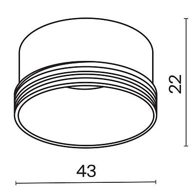Комплектующие для светильника Technical RingS-5-W 400_400_839466