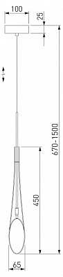 Подвесной светильник Eurosvet Folio 50224/1 янтарный 400_400_1811663