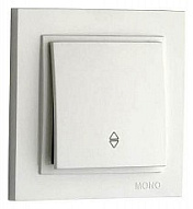 Выключатель проходной одноклавишный Mono Electric Despina 102-010025-109 500_191_2301641