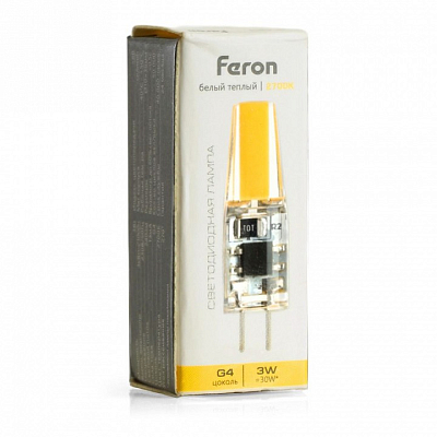 Лампа светодиодная Feron LB-423 G4 3Вт 2700K 51167 400_400_1760051