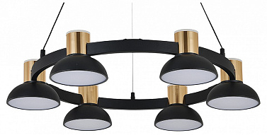 Подвесная люстра Indigo Traforo 11059/6P Black 500_191_2428340