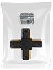 Токопровод X-образный центральный Эра  TR-1PA-СX-BK 100_100_2858674