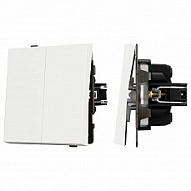 Выключатель проходной двухклавишный без рамки Arlight SWT 054556 500_191_2223582