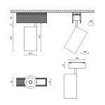 Светильник на штанге DesignLed SY SY-601202-BL-20-NW 250_100_2864635