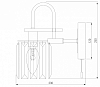 Бра Eurosvet Tenia 70090/1 графит 100_100_1809533