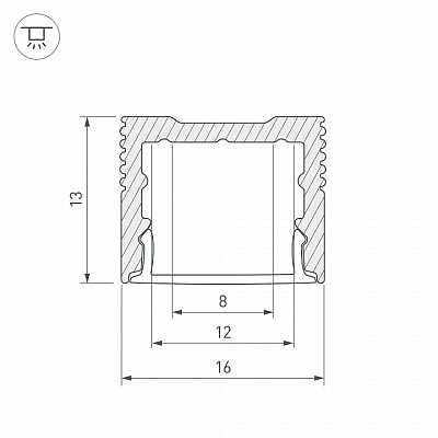 Профиль накладной Arlight SL-SLIM 036039 400_400_1894762
