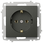 Розетка с заземлением, без рамки Elbi Eleсtriс Zena Vega 609-011100-217 250_100_2195250