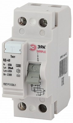 Устройство защитного отключения 2P Эра ВД-40 SIMPLE-mod-43 400_400_3239397
