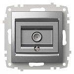 ТВ-розетка проходная без рамки Elbi Eleсtriс Zena Vega 609-011000-272 250_100_2195227