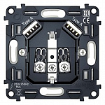 Механизм розетки с заземлением и 2хUSB type A Ambrella Volt QUANT VM155 250_100_Array