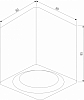 Накладной светильник Elektrostandard Matrix a065287 100_100_1776104