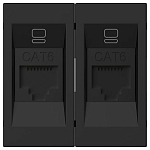 Розетка двойная Ethernet RJ-45 без рамки Elbi Eleсtriс Moda Vox 611-044832-248 250_100_2195823
